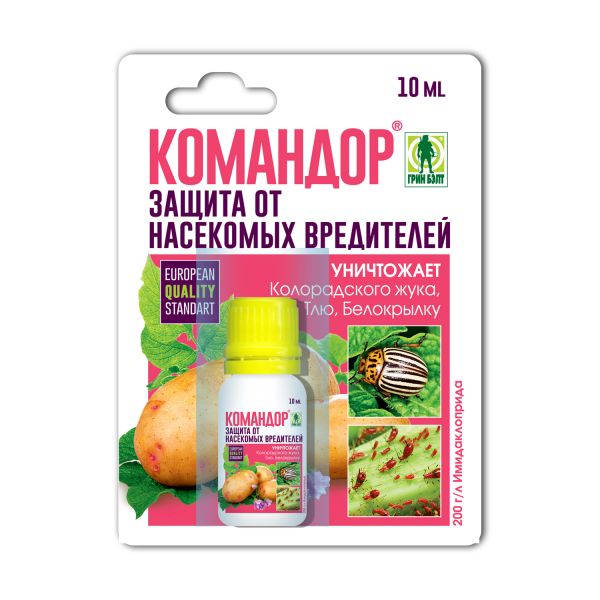 Means for protection against the Colorado potato beetle, aphids, whiteflies Komandor Flak 10ml Technoexpert 01-530